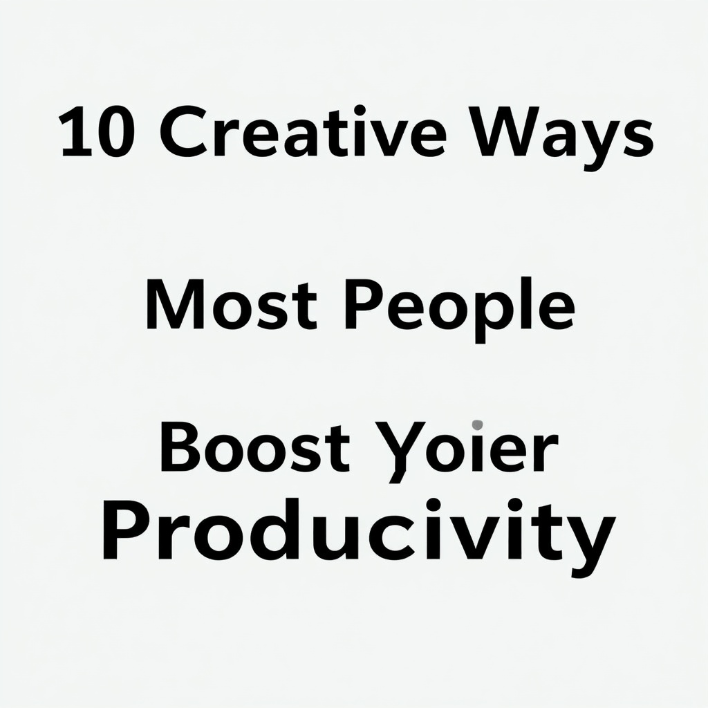 Creative Ways Most